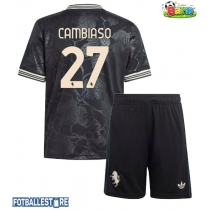 Juventus Andrea Cambiaso #27 Tredjedraktsett Barn 2025-26 Kortermet (+ Korte bukser)